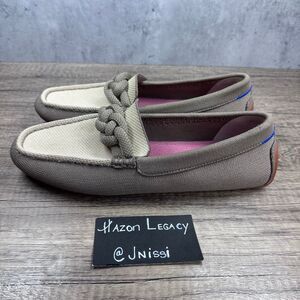 ROTHY’S~Women’s~The Braid Driver in Cappuccino Slip-On~Loafers~Size 11.5